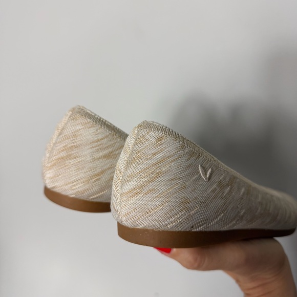 Vivaia Flats Hemp Oatmeal Tan Neutral Color Size 39/7.5 Womens shoes - Picture 6 of 12